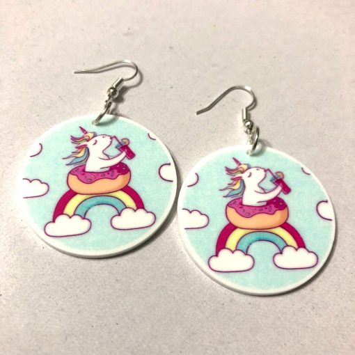 Unicorn coolness earrings !!