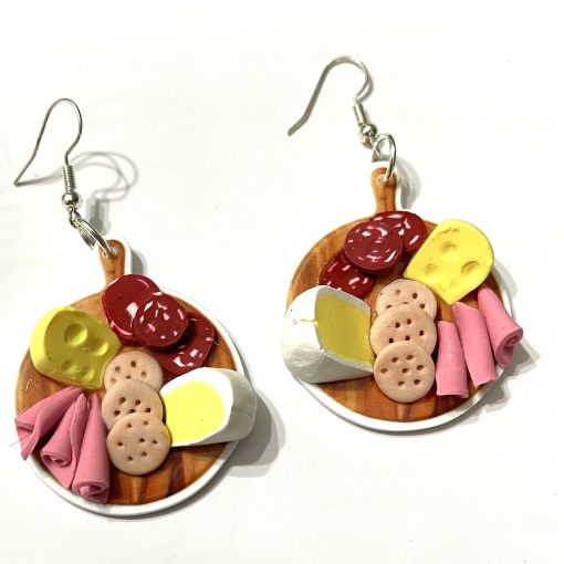 Charcuterie board earrings