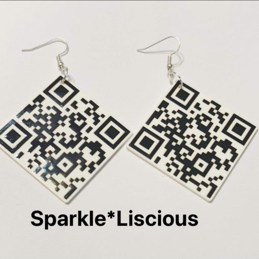 QR code earrings