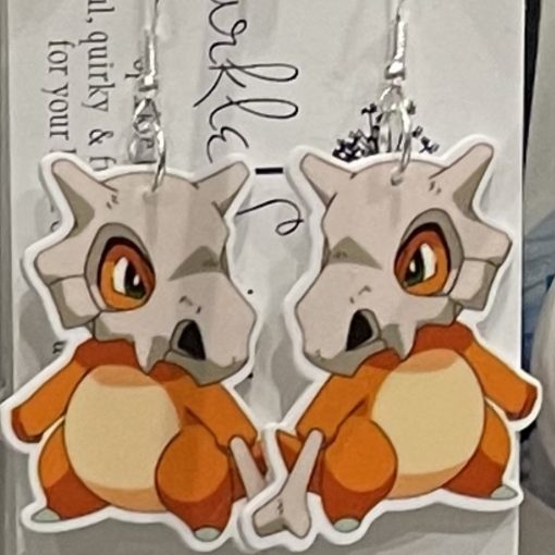 Pokémon cubone earrings