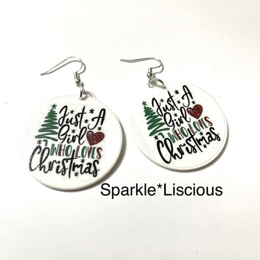 CHRISTMAS - Just a girl who loves Christmas earrings