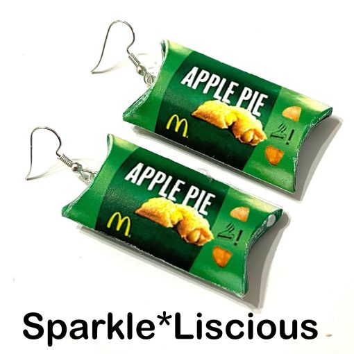 Maccas apple pie earrings
