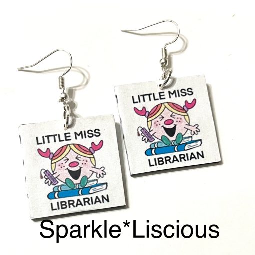 Little miss librarian earrings