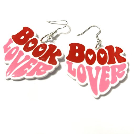 Book lover earrings