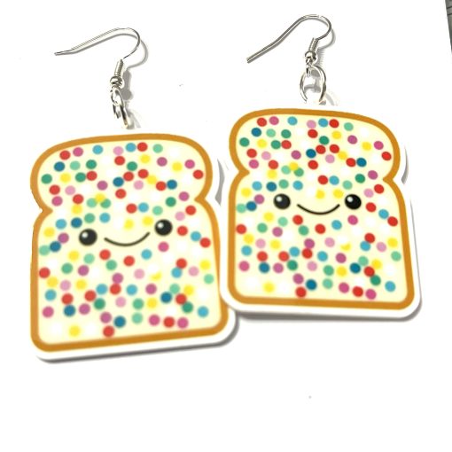Fairy bread acrylic earrings