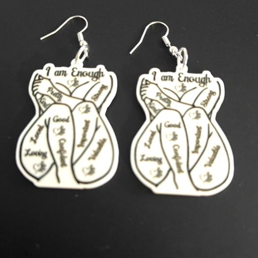 Body confidence earrings