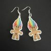 Troll doll earrings