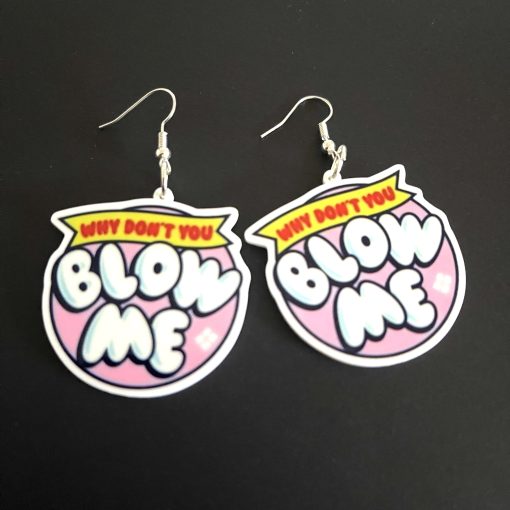 Blow me earrings