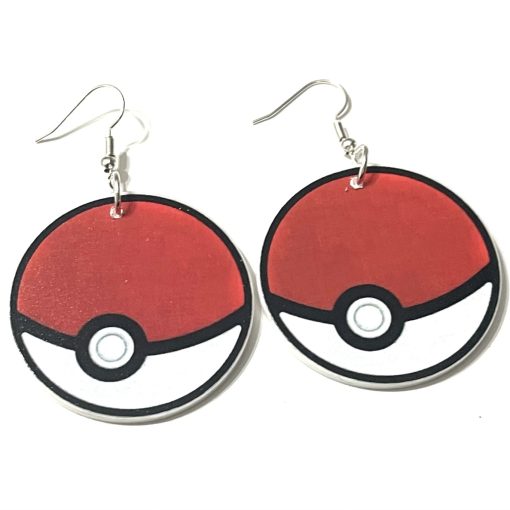 Pokeball earrings