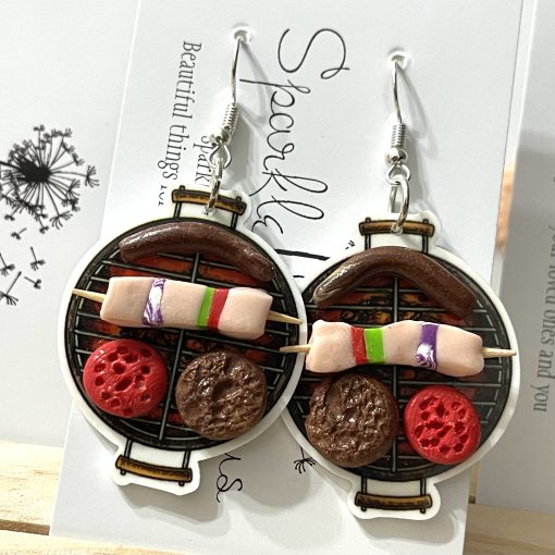 Bbq earrings !