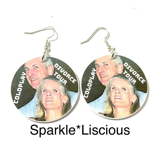 Coldplay divorce tour earrings