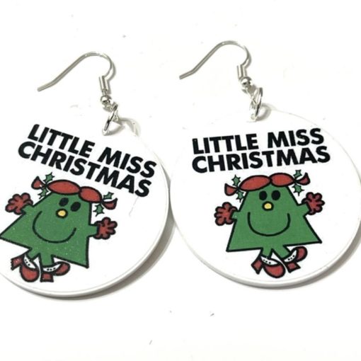 Little Miss Christmas earrings