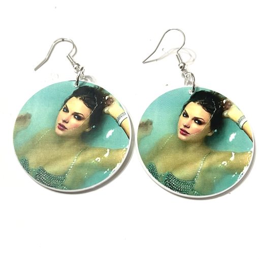 Life of a showgirl Taylor swift earrings and pins