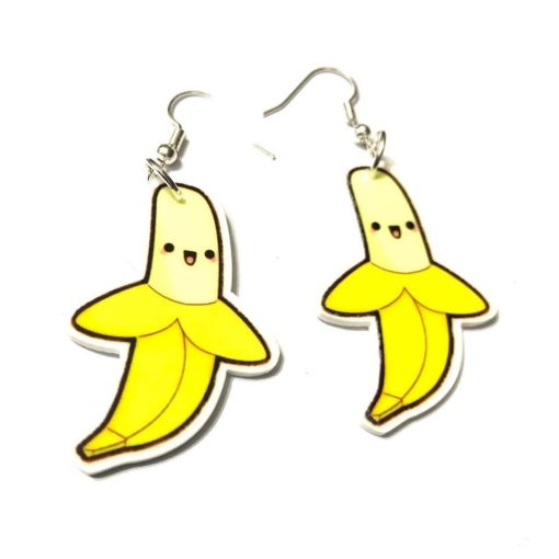 banana earrings