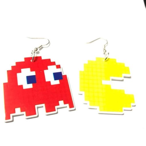 pac man earrings