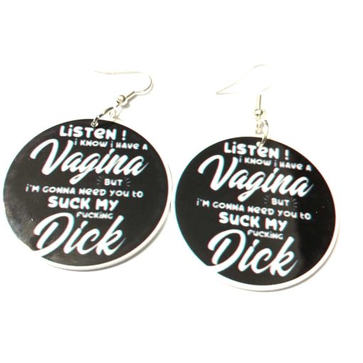 i know i have a vagina earrings