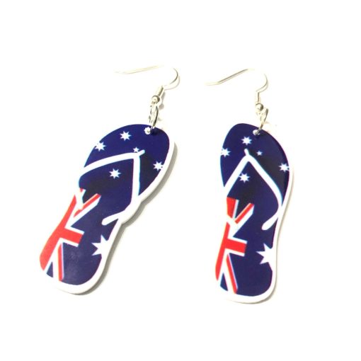 aussie flag thing earrings