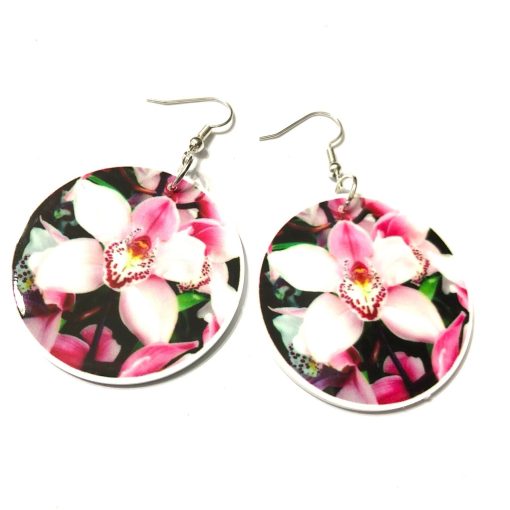 dads garden light pink orchid round