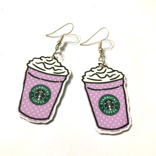 starbucks coffee earrings