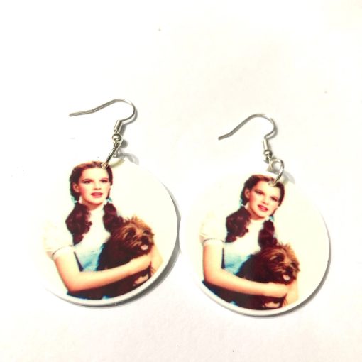wizard of oz dorothy and toto earrings