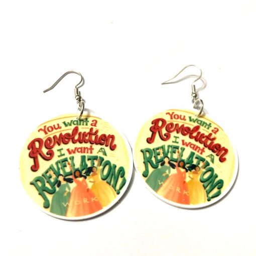 hamilton  we need a revolution earrings