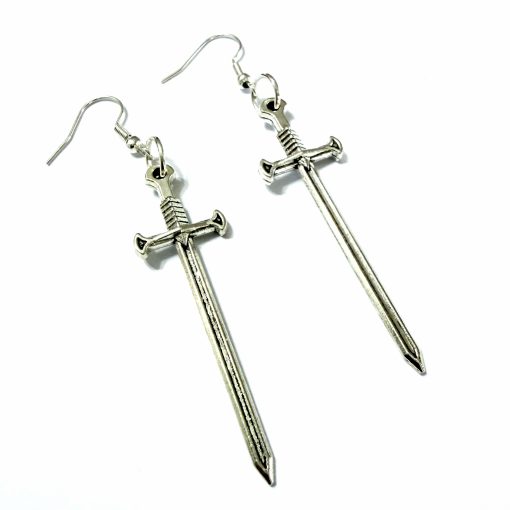 Sword earrings