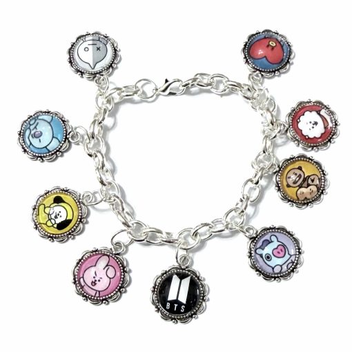 BTS charm bracelet