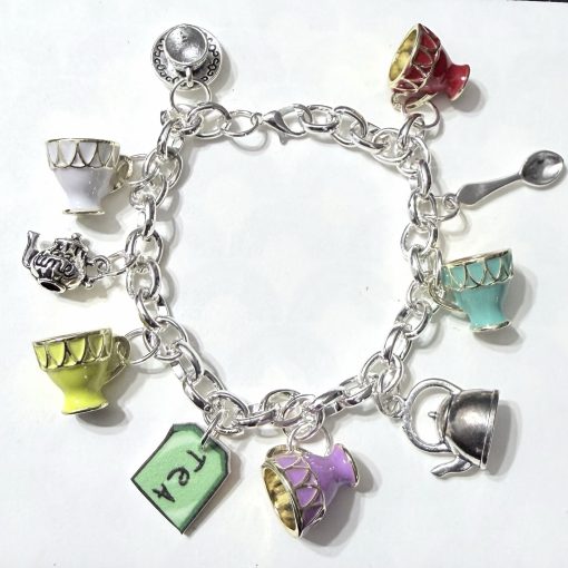 Tea lovers charm bracelet