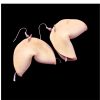 Fortune cookie earrings ! With their own fortunes !
