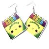 Crayon packet earrings