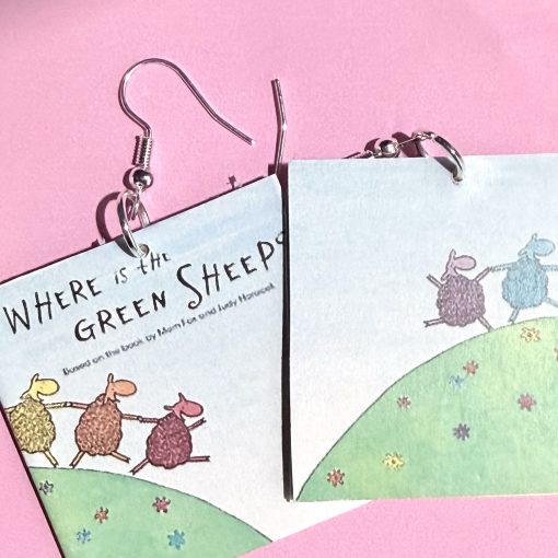 Where is the green sheep book earrings