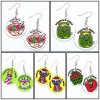 Scratch and sniff earrings